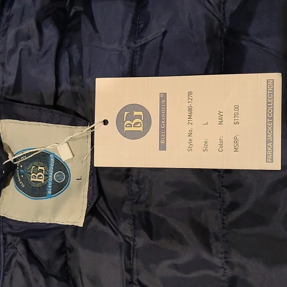 Bleu Grandeur Coat - Picture 6 of 9